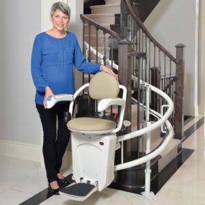 Silver Cross Sells Savaria & Handicare Curved Stairlifts